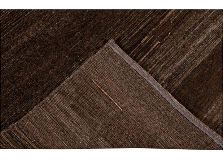 Modern Moroccan-Style Wool Rug 10 X 14