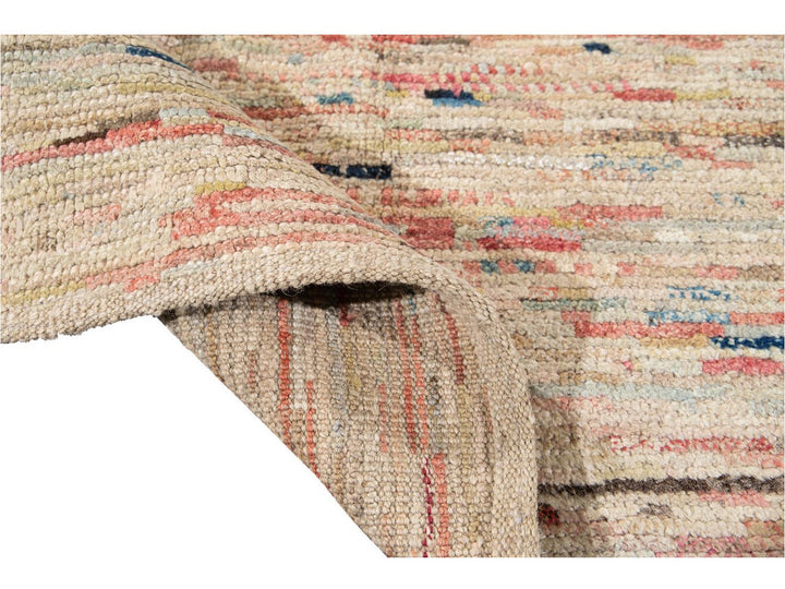 Modern Moroccan-Style Wool Rug 8 X 11