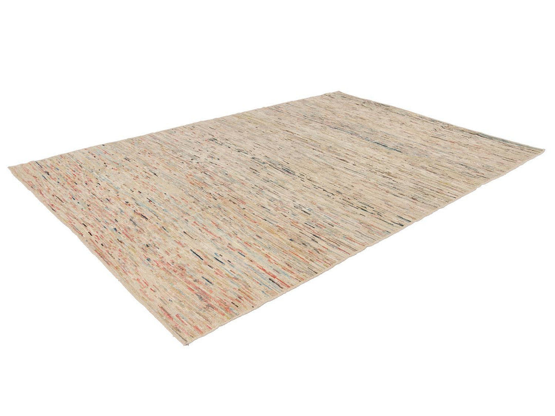 Modern Moroccan-Style Wool Rug 8 X 11
