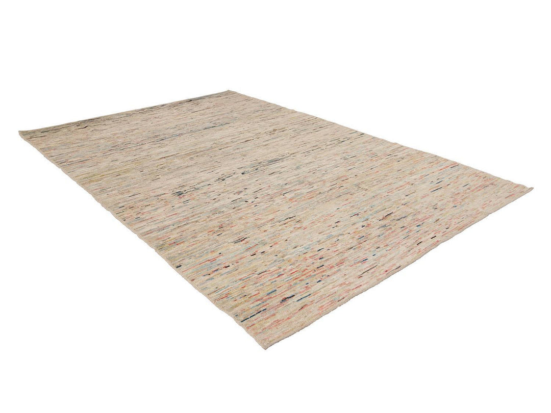 Modern Moroccan-Style Wool Rug 8 X 11