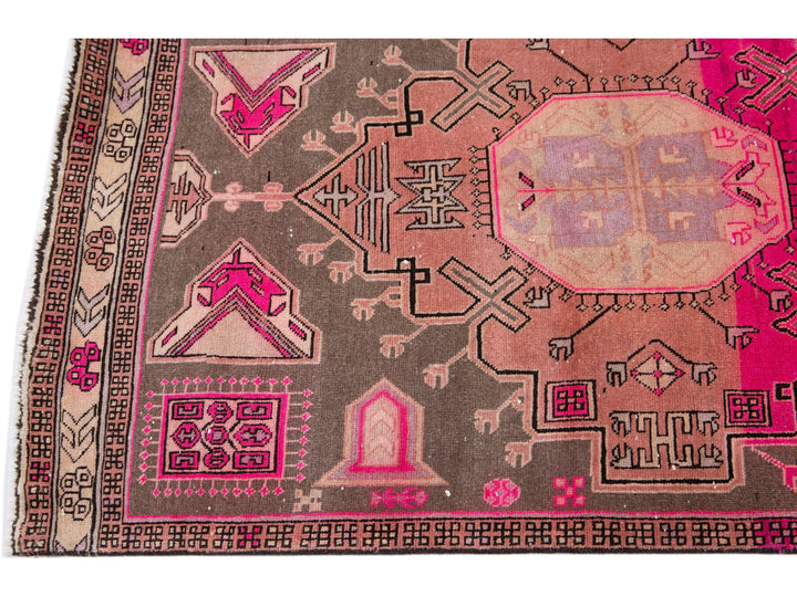 Vintage Malayer Wool Rug 4 X 10