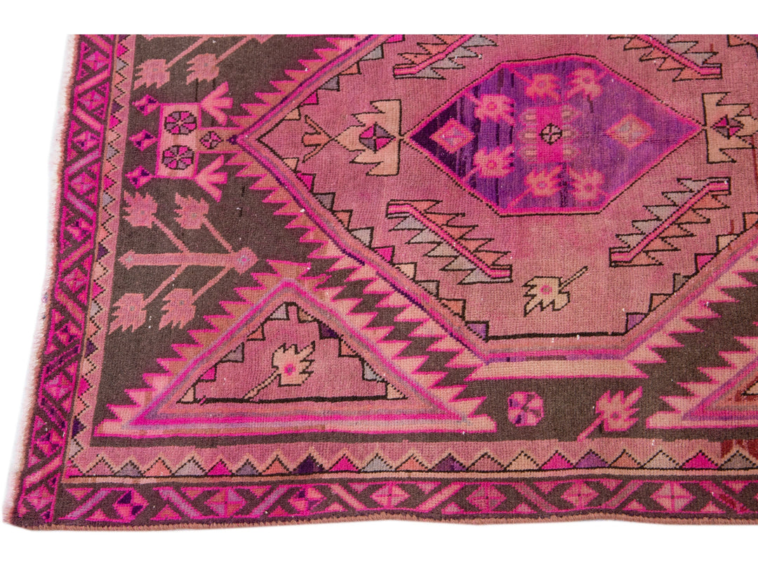 Vintage Malayer Wool Rug 4 X 10