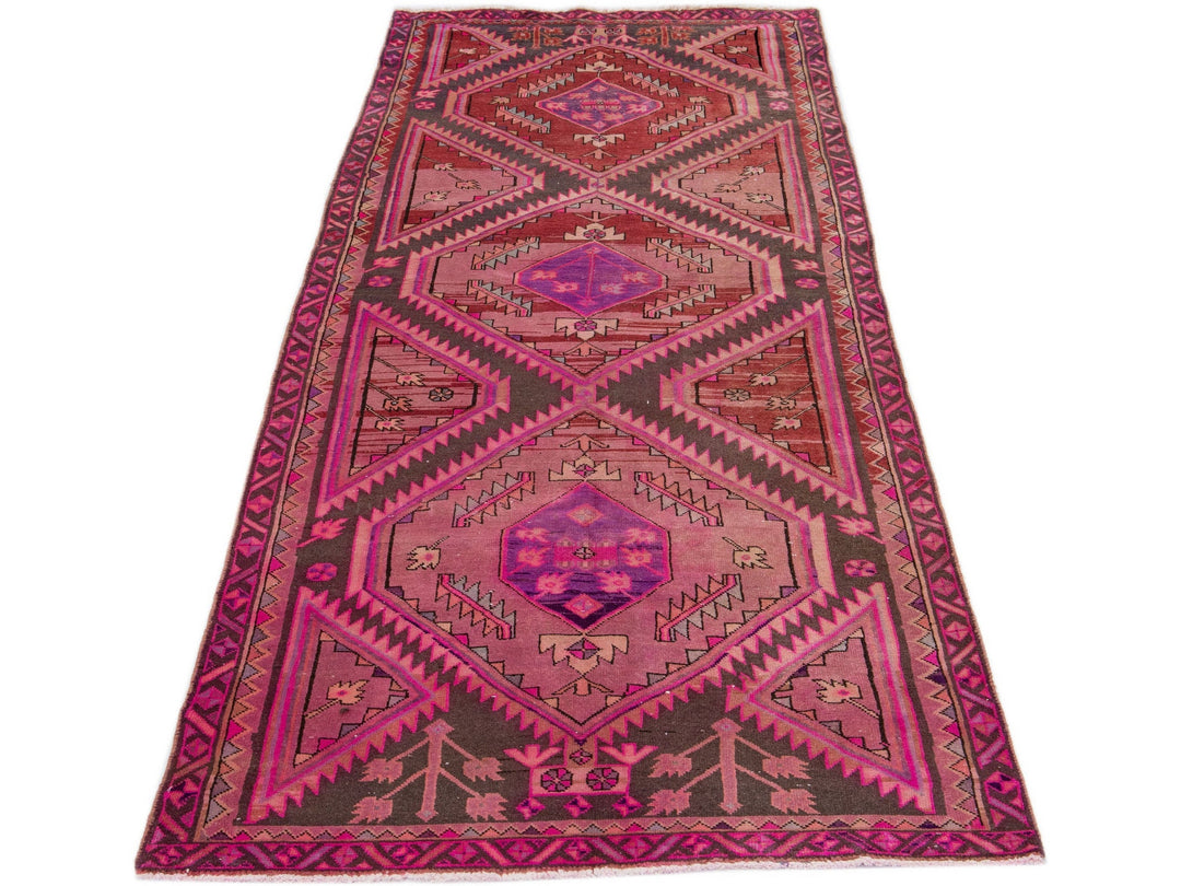 Vintage Malayer Wool Rug 4 X 10