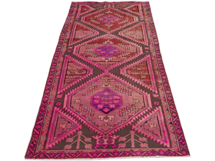 Vintage Malayer Wool Rug 4 X 10