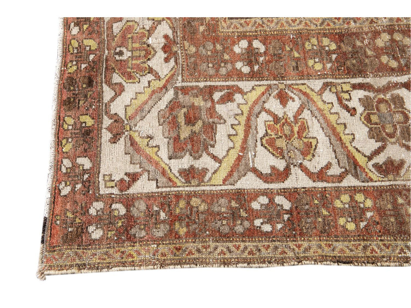 Early 20th Century Antique Bakhtiari Wool Rug 13 X 18