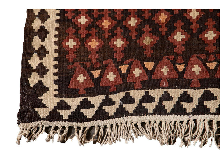 Vintage Persian Kilim Wool Rug 10 X 16