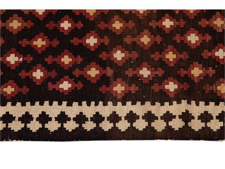 Vintage Persian Kilim Wool Rug 10 X 16