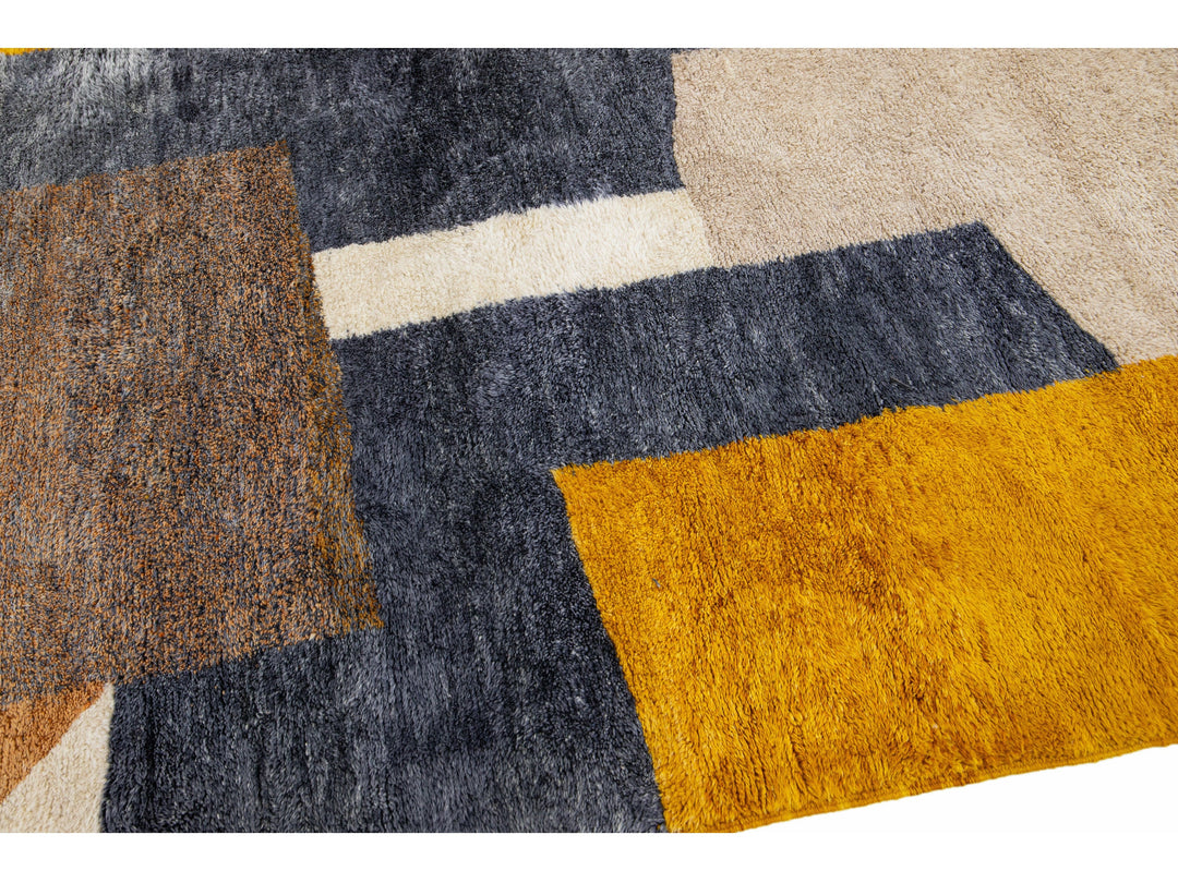 Modern Moroccan Wool Rug 8 X 11