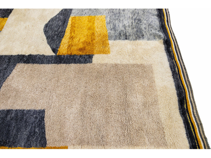 Modern Moroccan Wool Rug 8 X 11