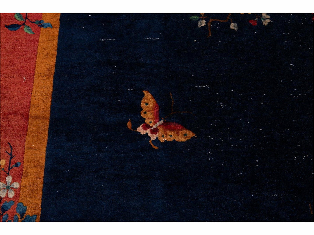 Antique Art Deco Chinese  Rug 7 X 10