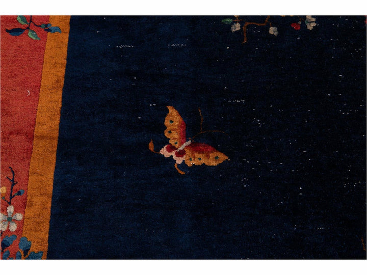 Antique Art Deco Chinese  Rug 7 X 10