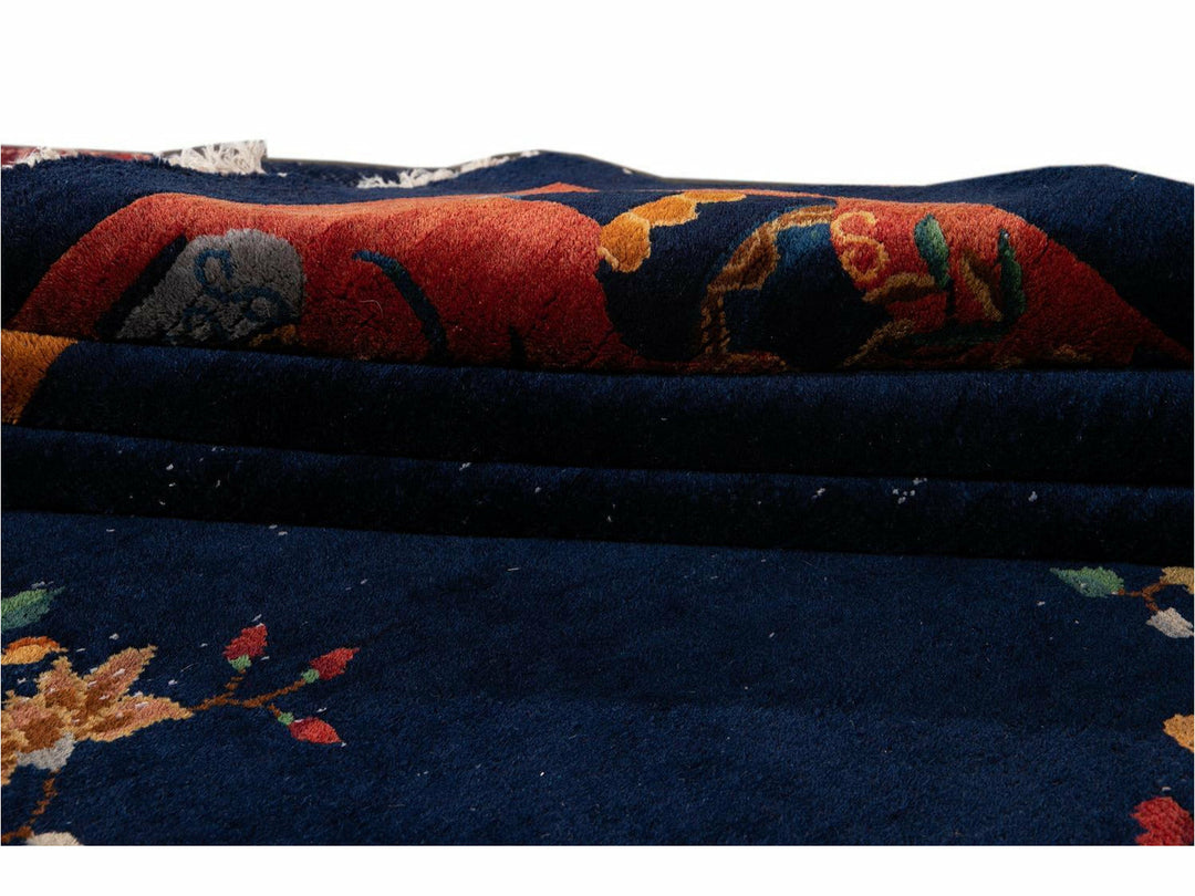 Antique Art Deco Chinese  Rug 7 X 10