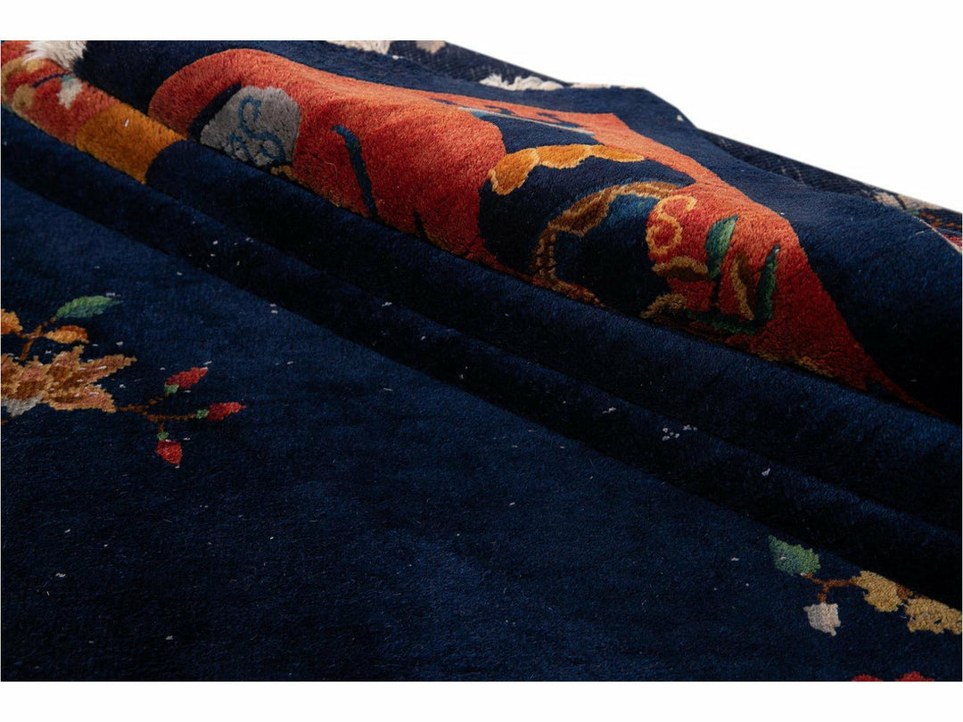 Antique Art Deco Chinese  Rug 7 X 10