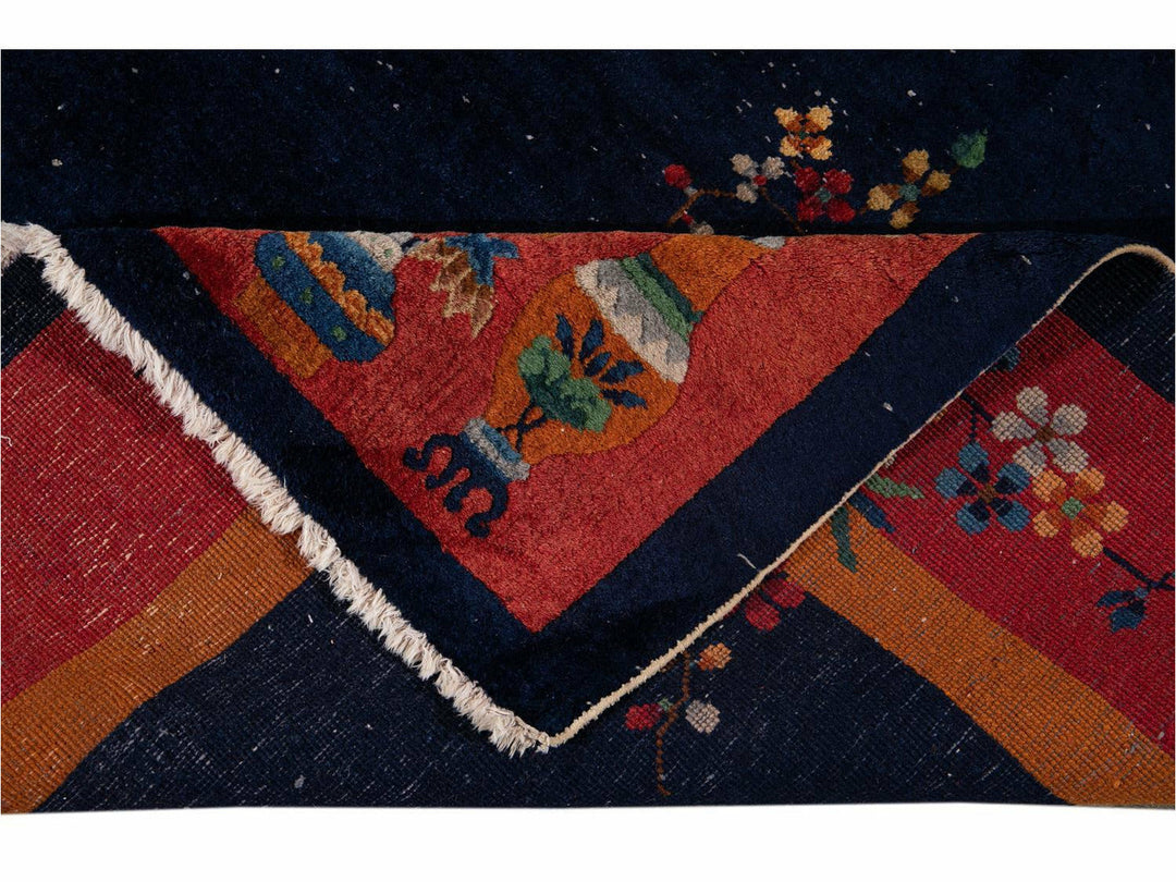 Antique Art Deco Chinese  Rug 7 X 10