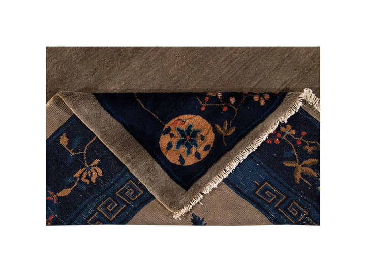 Antique Art Deco Chinese Wool Rug 9 X 12