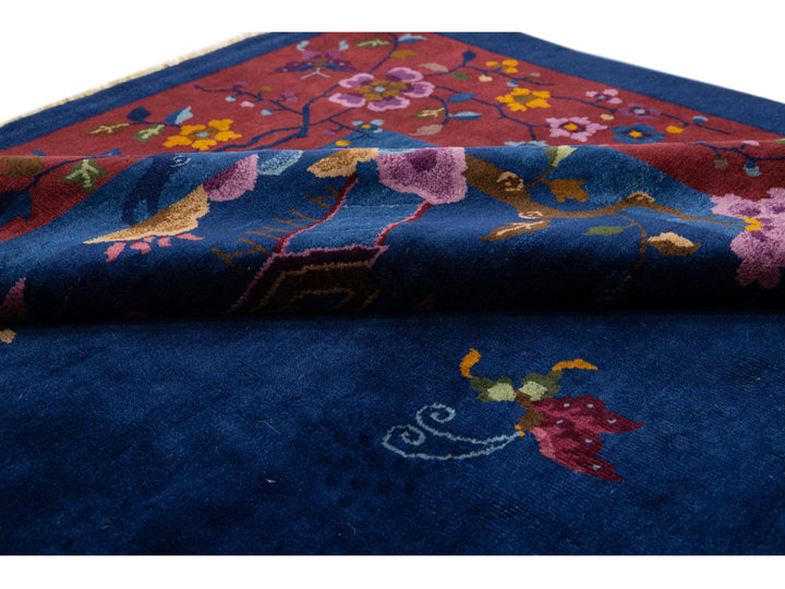 Antique Art Deco Chinese Rug 9 X 12