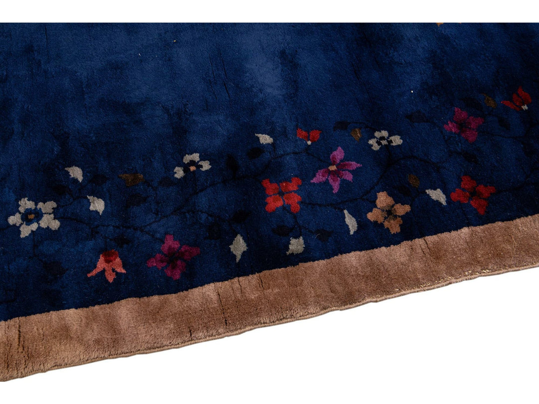 Antique Art Deco Chinese Rug 9 X 12