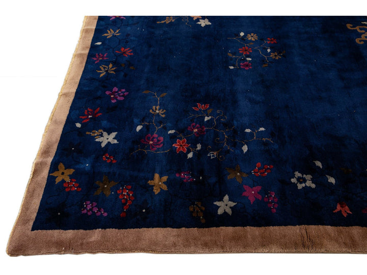 Antique Art Deco Chinese Rug 9 X 12