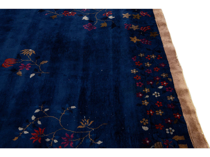 Antique Art Deco Chinese Rug 9 X 12