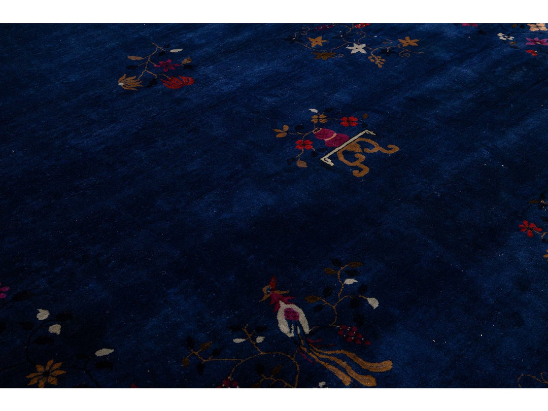 Antique Art Deco Chinese Rug 9 X 12