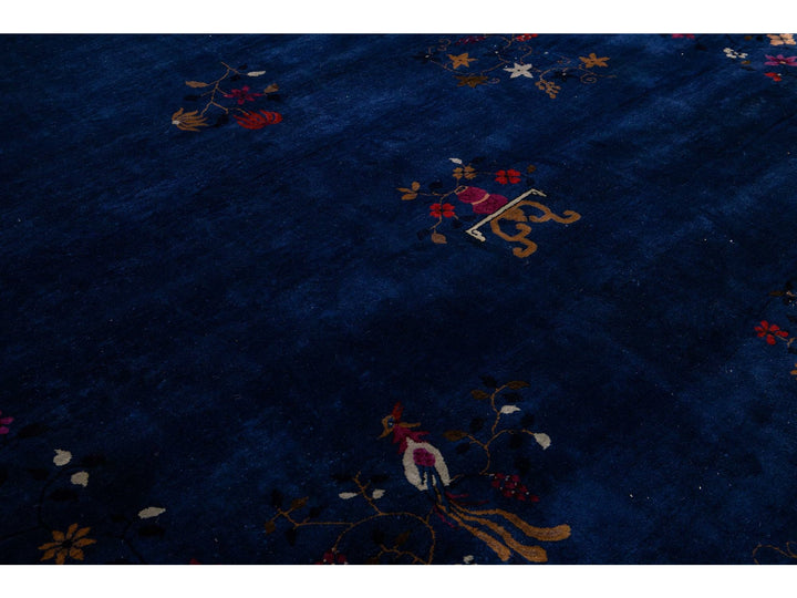 Antique Art Deco Chinese Rug 9 X 12