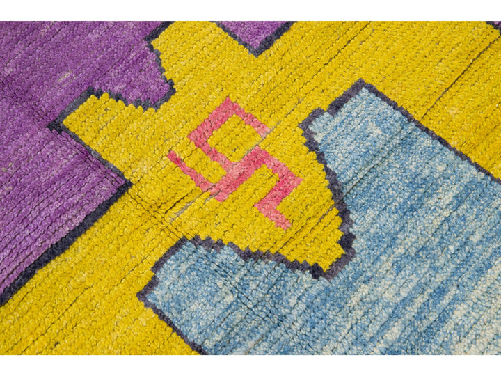 Modern Turkish Tulu Wool Rug 11 X 17