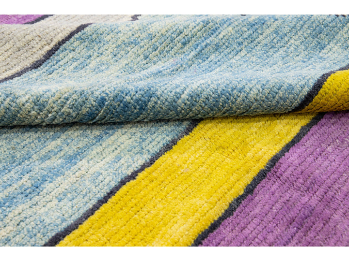 Modern Turkish Tulu Wool Rug 11 X 17