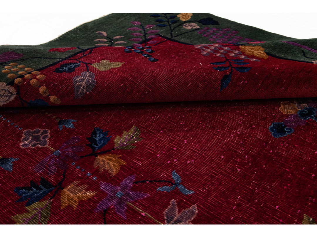 Antique Art Deco Chinese Rug 8 X 10