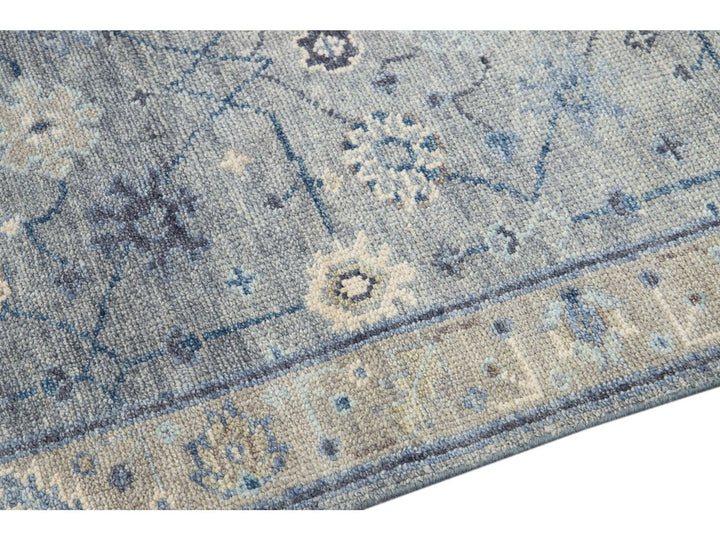 Modern Oushak Wool Rug 3 X 20