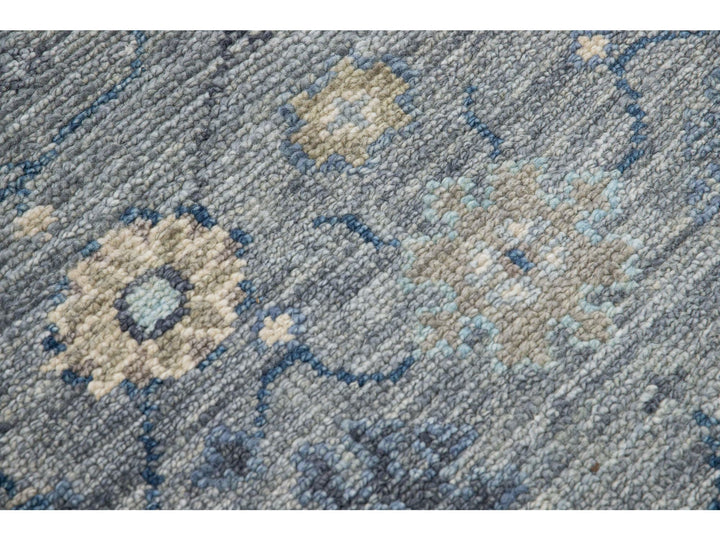 Modern Oushak Wool Rug 3 X 16