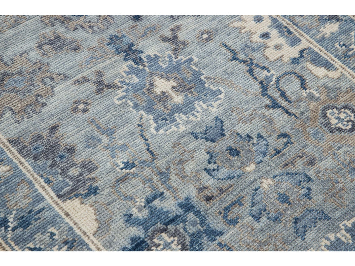 Modern Oushak Wool Rug 3 X 18