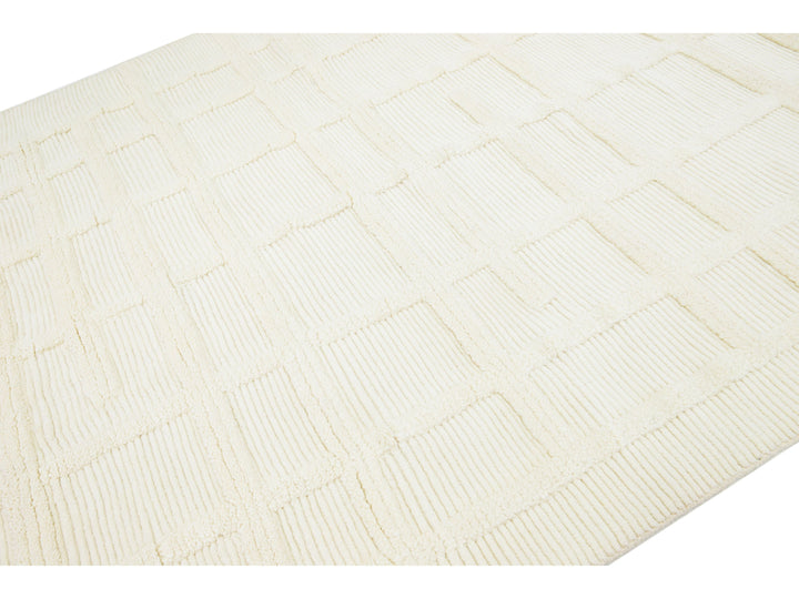 Modern Moroccan Wool Rug 8 X 10