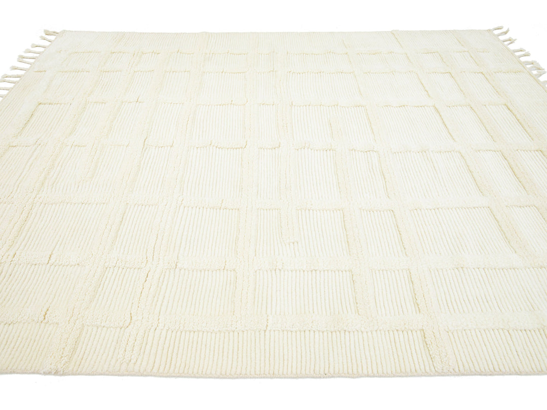 Modern Moroccan Wool Rug 8 X 10