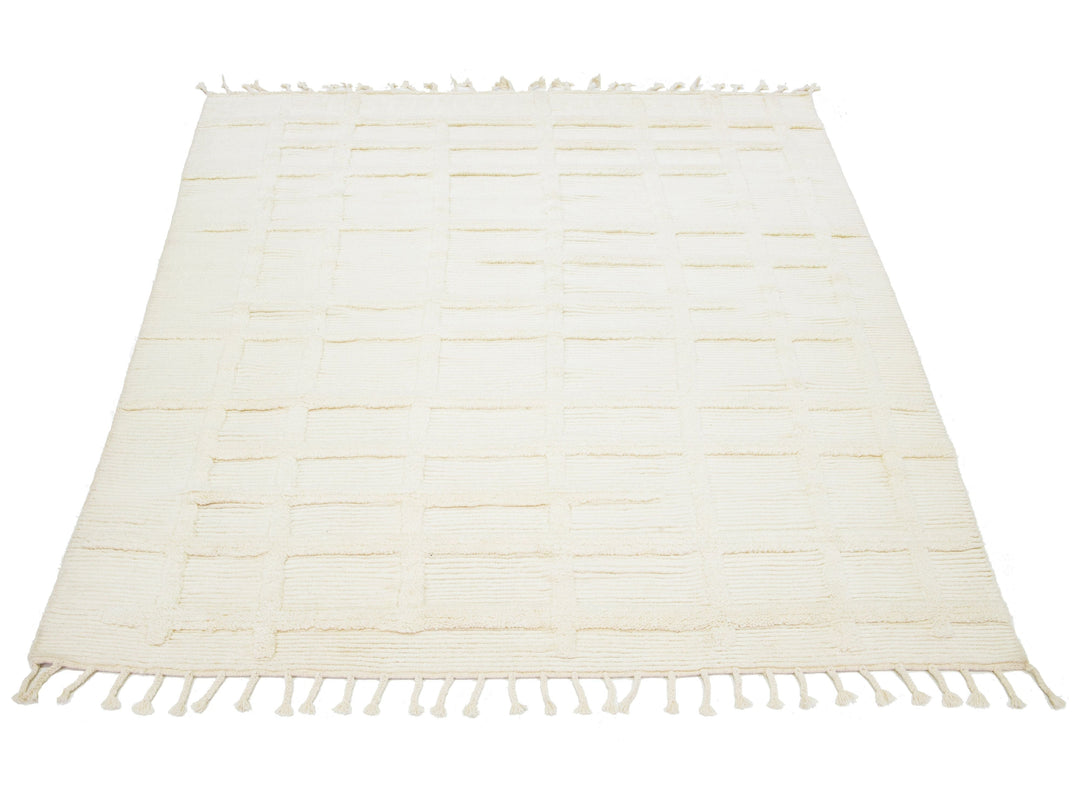 Modern Moroccan Wool Rug 8 X 10