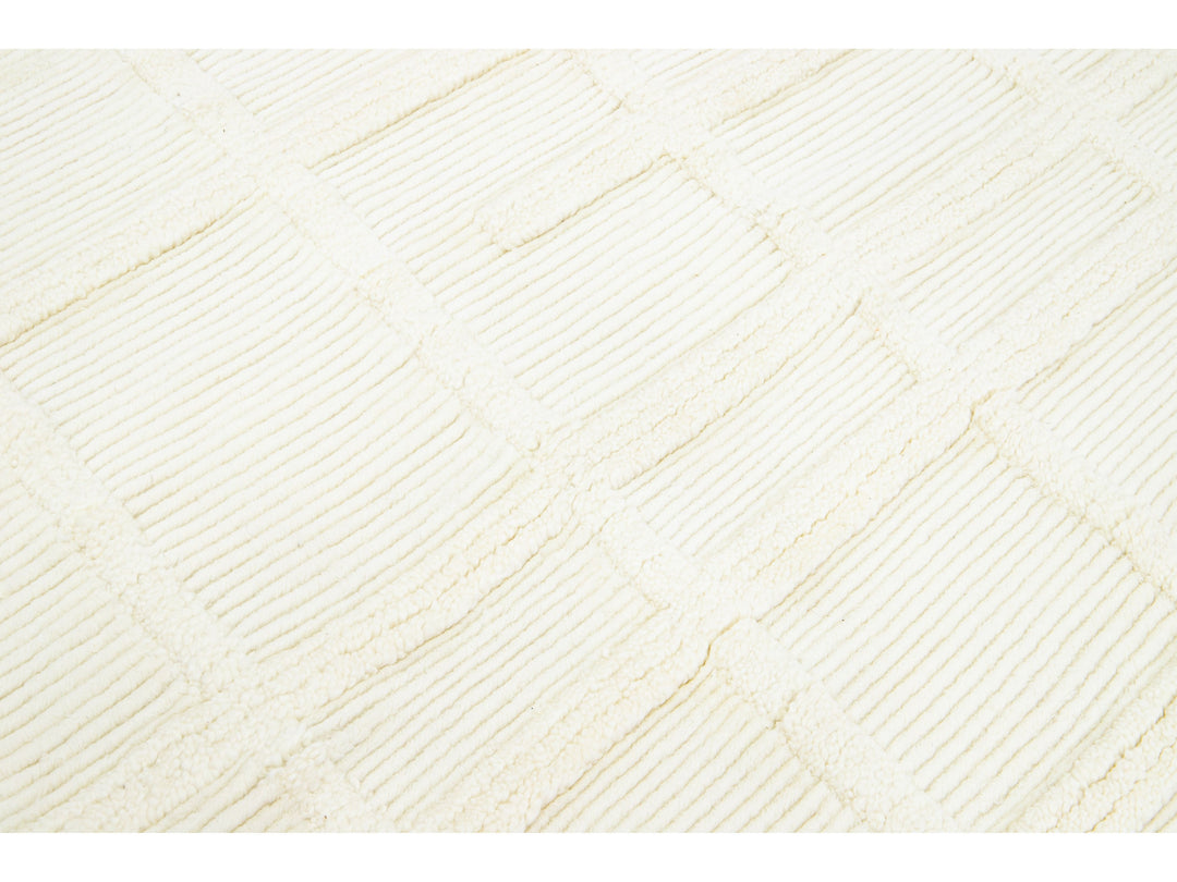Modern Moroccan Wool Rug 8 X 10