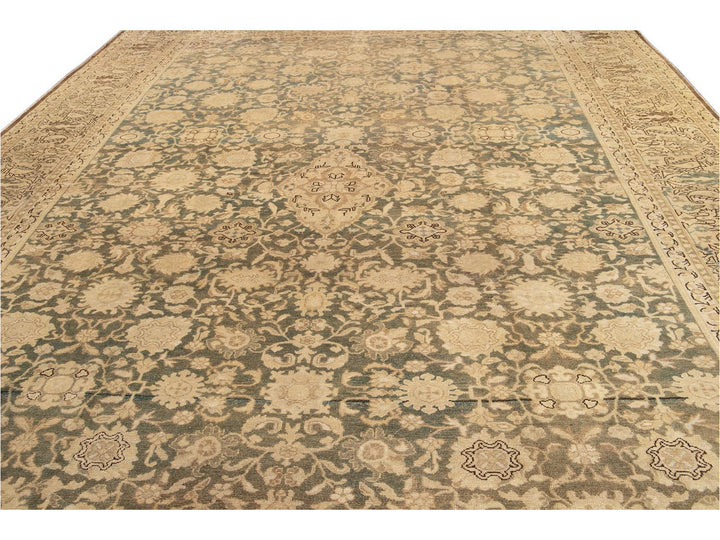 Early 20th Century Antique Malayer Rug 12 X 17