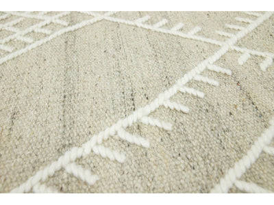 Modern Kilim Style Custom Wool Rug