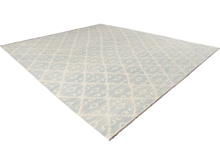 Modern Kilim Wool Rug 12 X 16