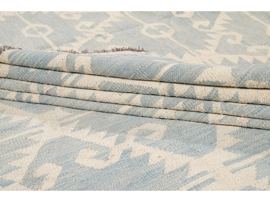 Modern Kilim Wool Rug 12 X 16