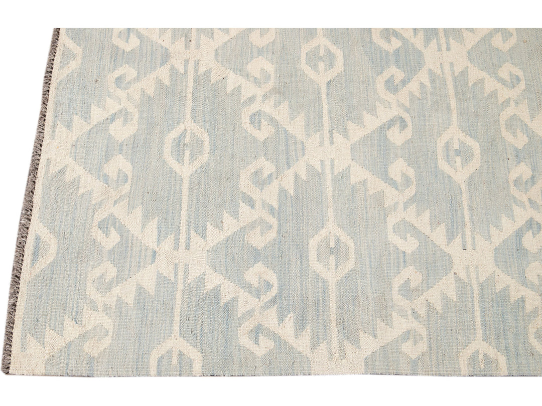 Modern Kilim Wool Rug 12 X 16