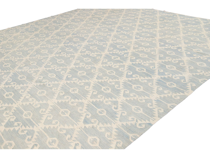 Modern Kilim Wool Rug 12 X 16