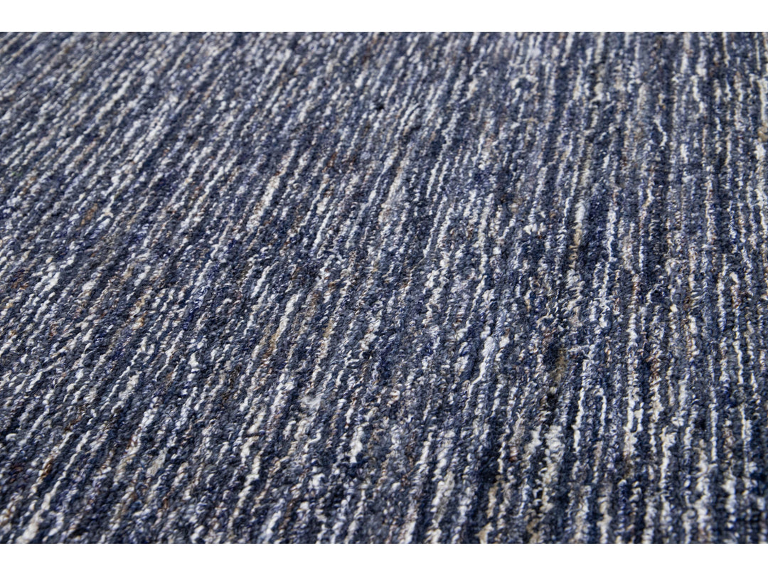 Modern Texture Wool Rug 8 X 10