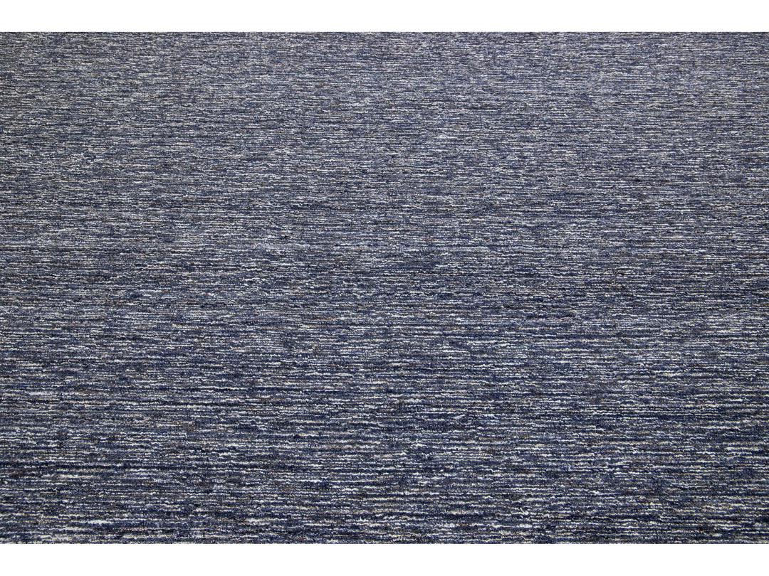 Modern Texture Wool Rug 8 X 10