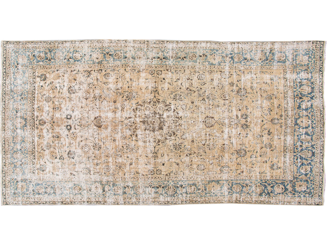 Antique Malayer Wool Runner 10 X 20