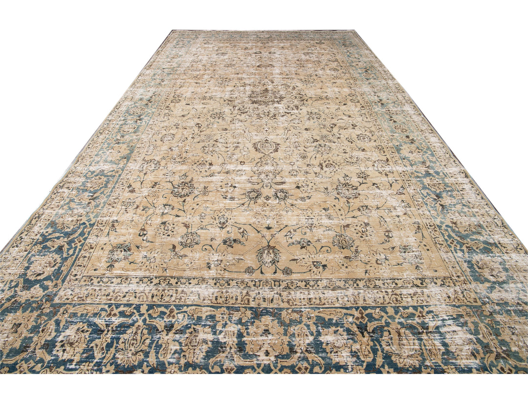 Antique Malayer Wool Runner 10 X 20