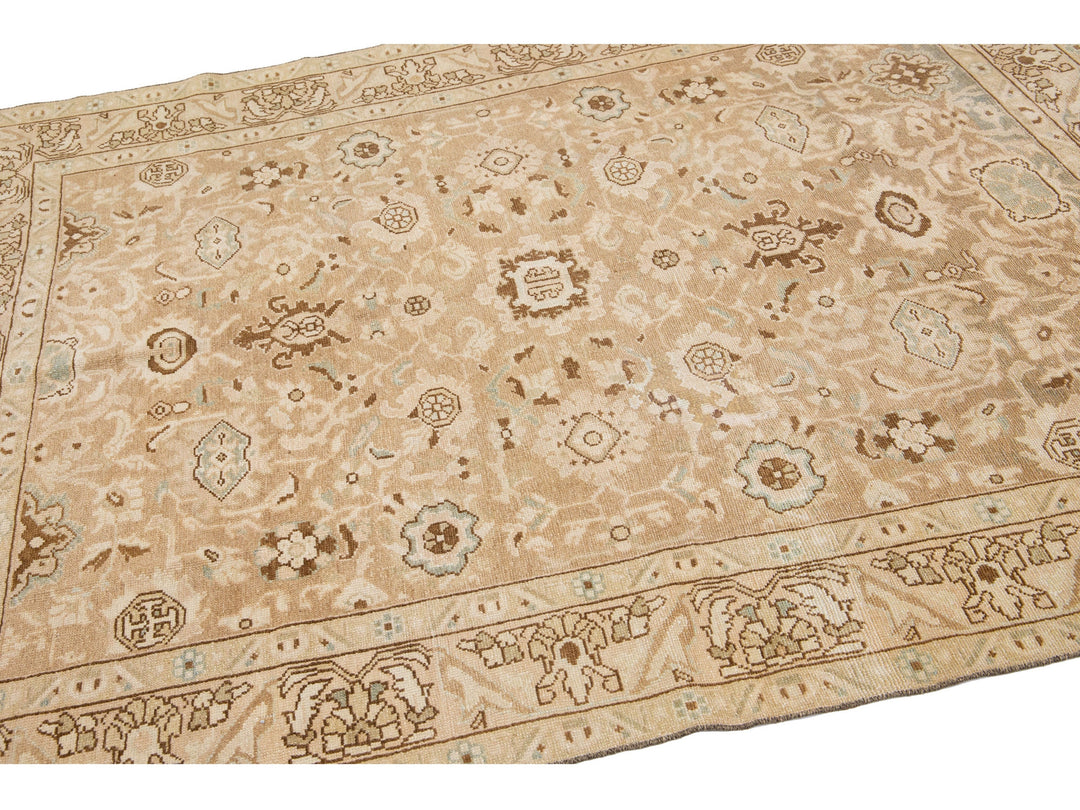 Antique Malayer Wool Rug 6 X 7