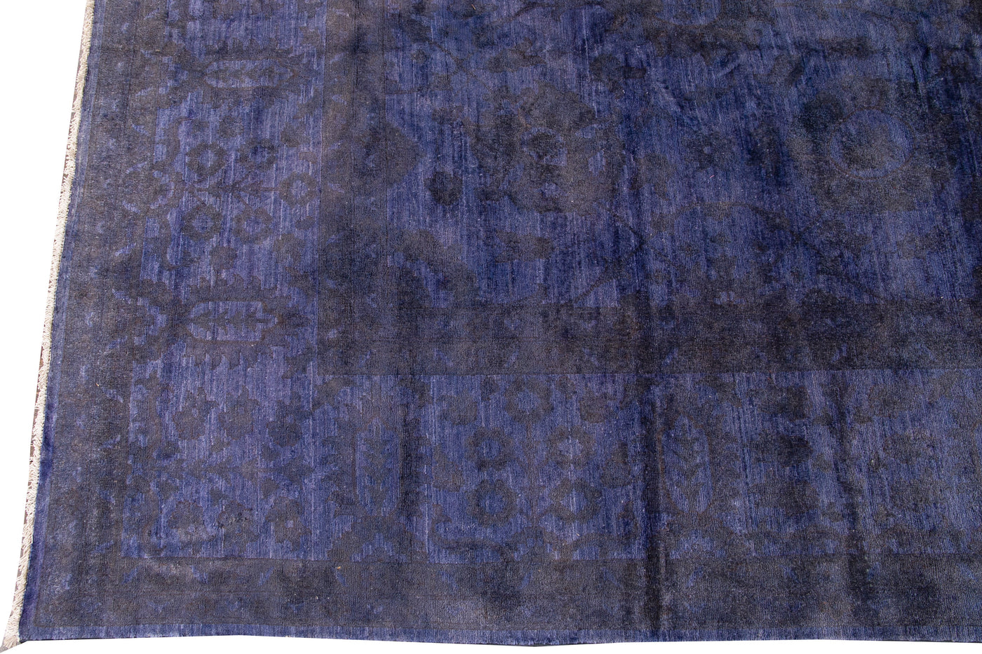 Modern Overdyed Wool Rug 13 X 16