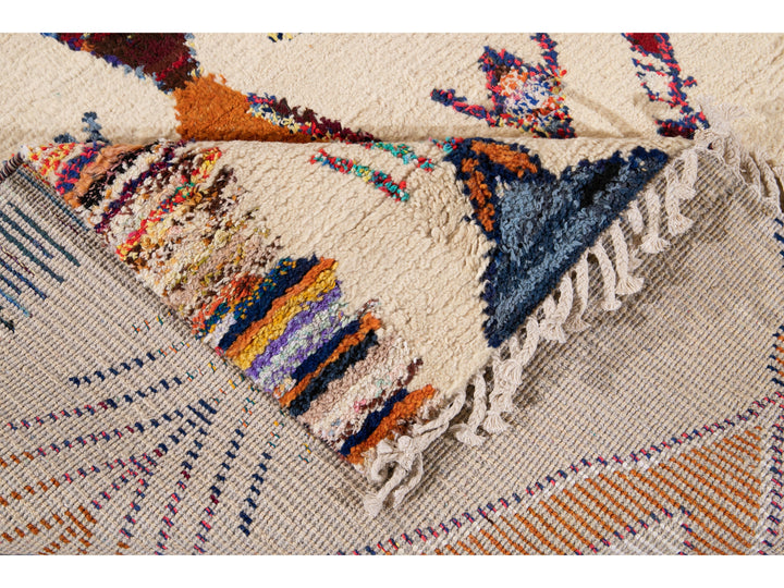 Modern Moroccan Wool Rug 9 X 12