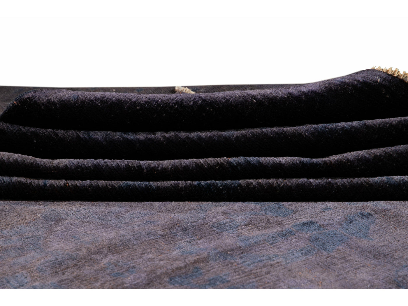 Modern Overdyed Wool Rug 12 X 18