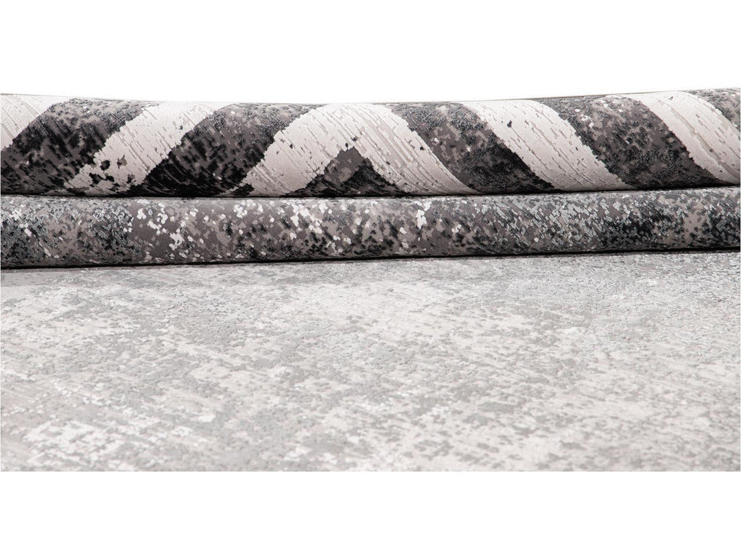 Contemporary Wool and Silk Rug 10 X 13